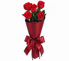 Букет 5 Красных роз Эдлесс Лав в Котельниково