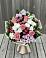 Букет цветов из: Альстромерии, Гвоздики, Розы и Хризантемы в Котельниково