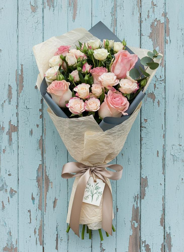 Букет цветов из: Розы в Котельниково