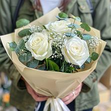 Букет Нежные грёзы в Котельниково Букет цветов из: Розы в Котельниково