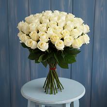 Букет 51 Белая роза Эдлесс Лав #REPLACE_PRED# Котельниково