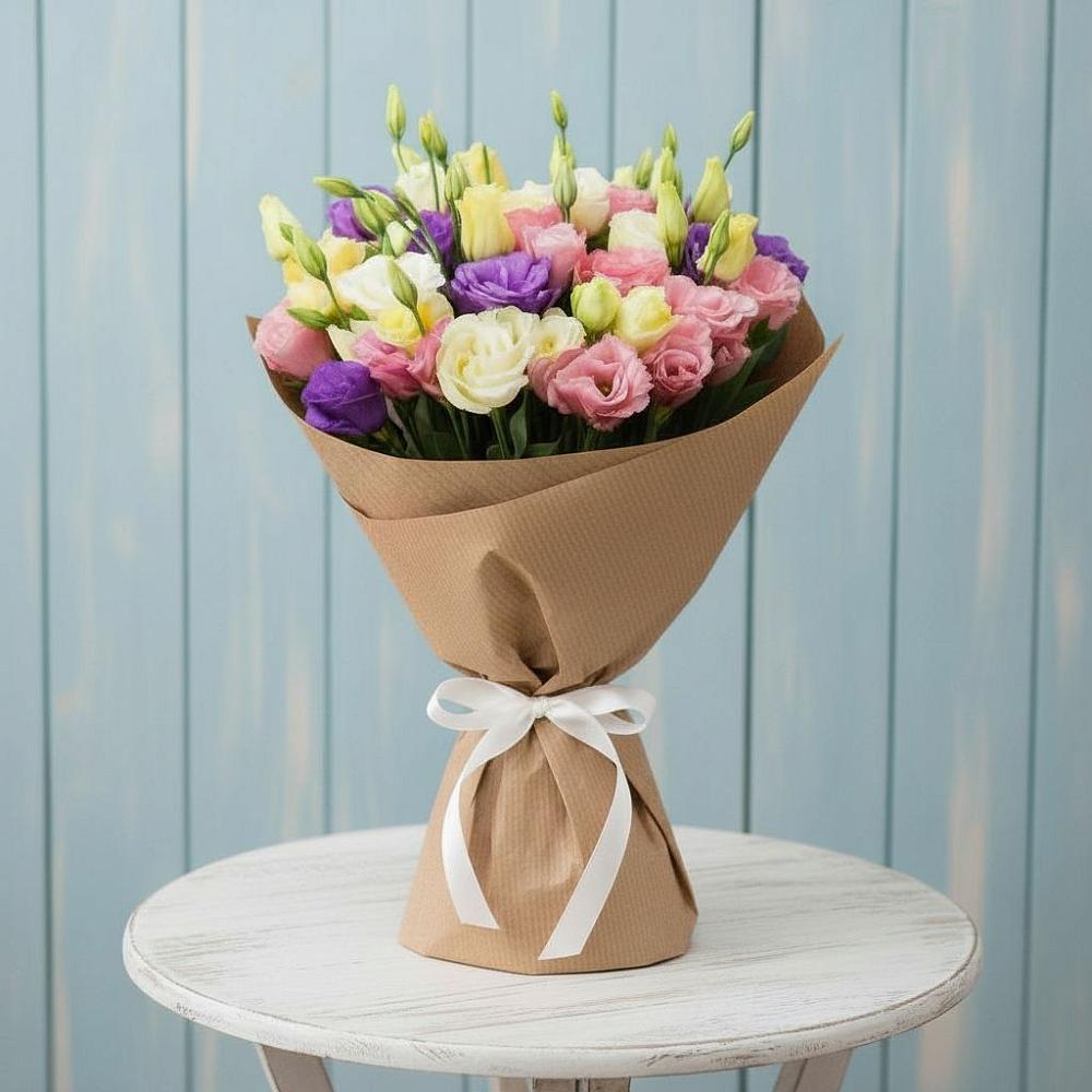 Букет цветов из: Лизиантусы в Котельниково