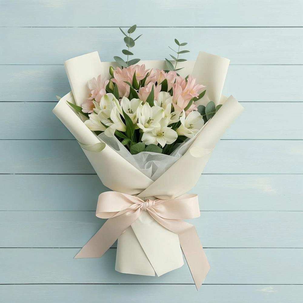 Букет цветов из: Альстромерии в Котельниково