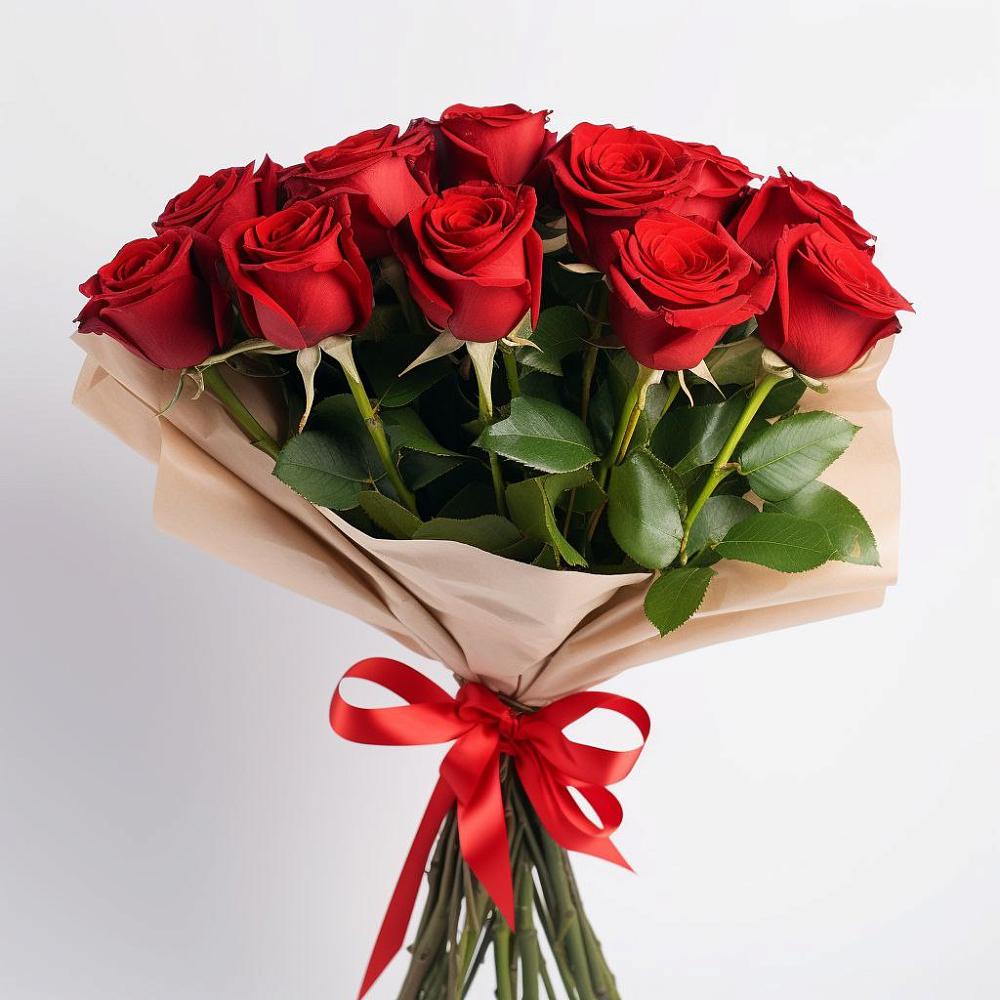 Букет 11 Красных роз Эдлесс Лав в Котельниково
