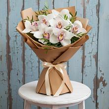 Букет цветов из:  Орхидеи и Розы в Котельниково